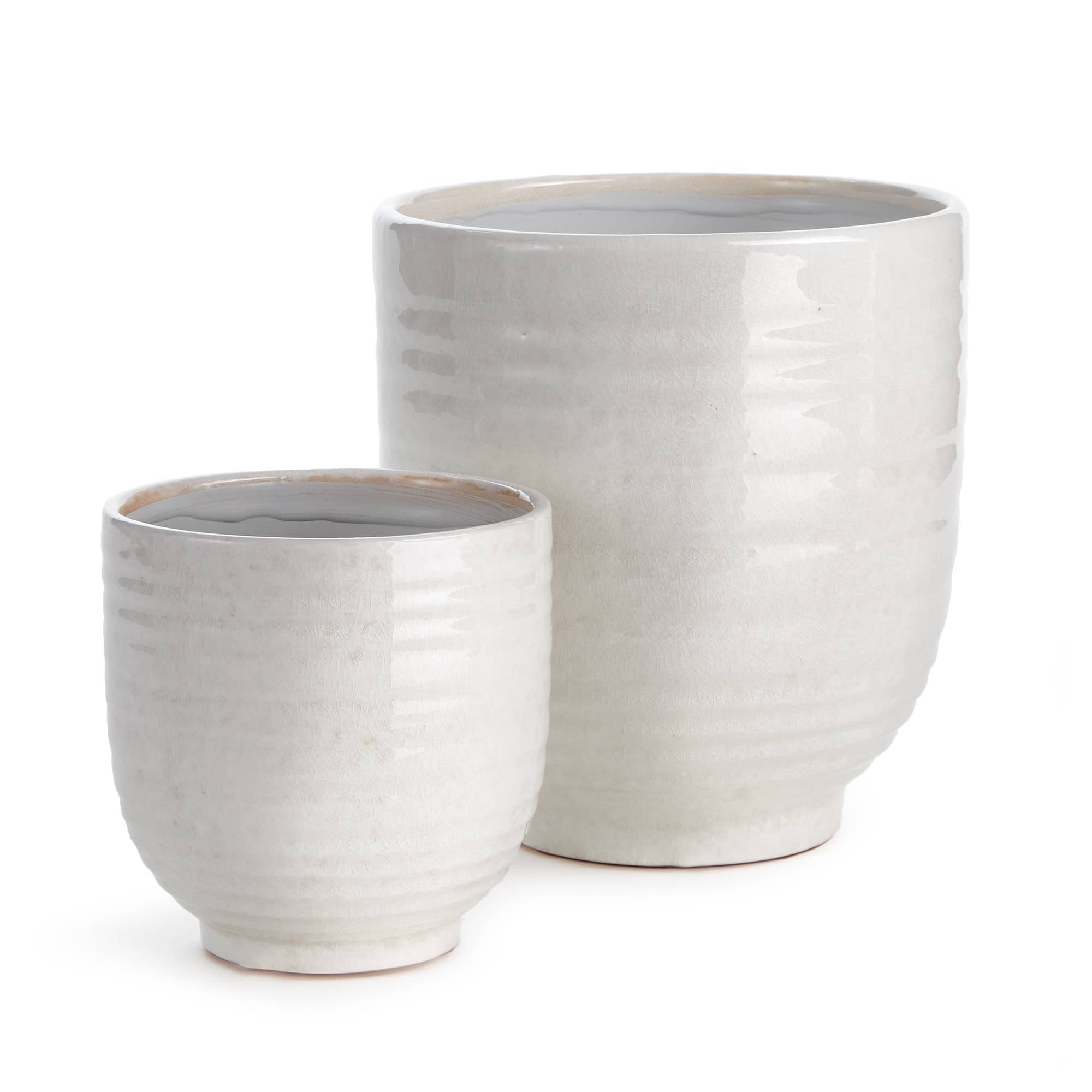 Mia Pots 5" White, Outdoor Matching pot