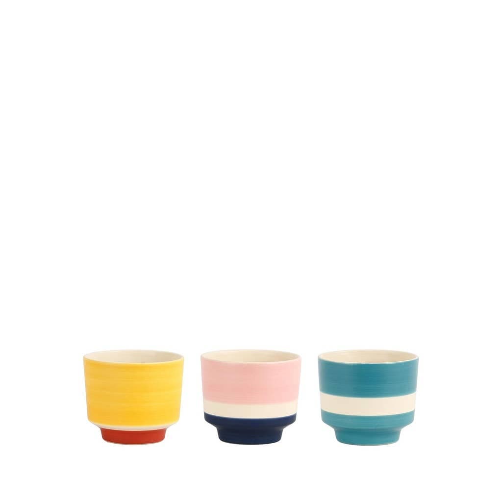 Tullio Bowl Round 3 Assorted Yellow Blue Pink - 5 x 4.25"