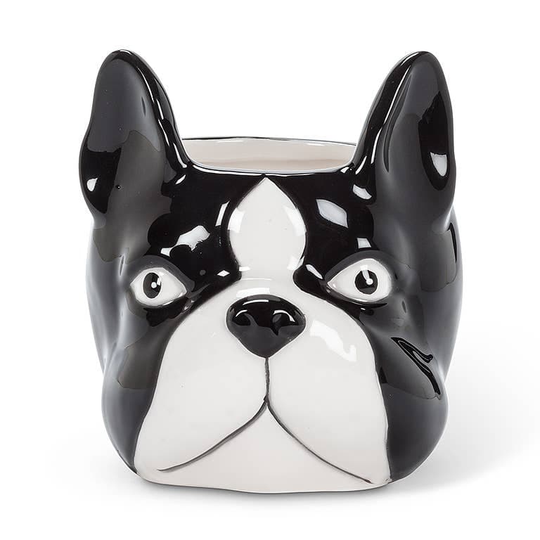 Lg Cat Head Planter-4"H-1970