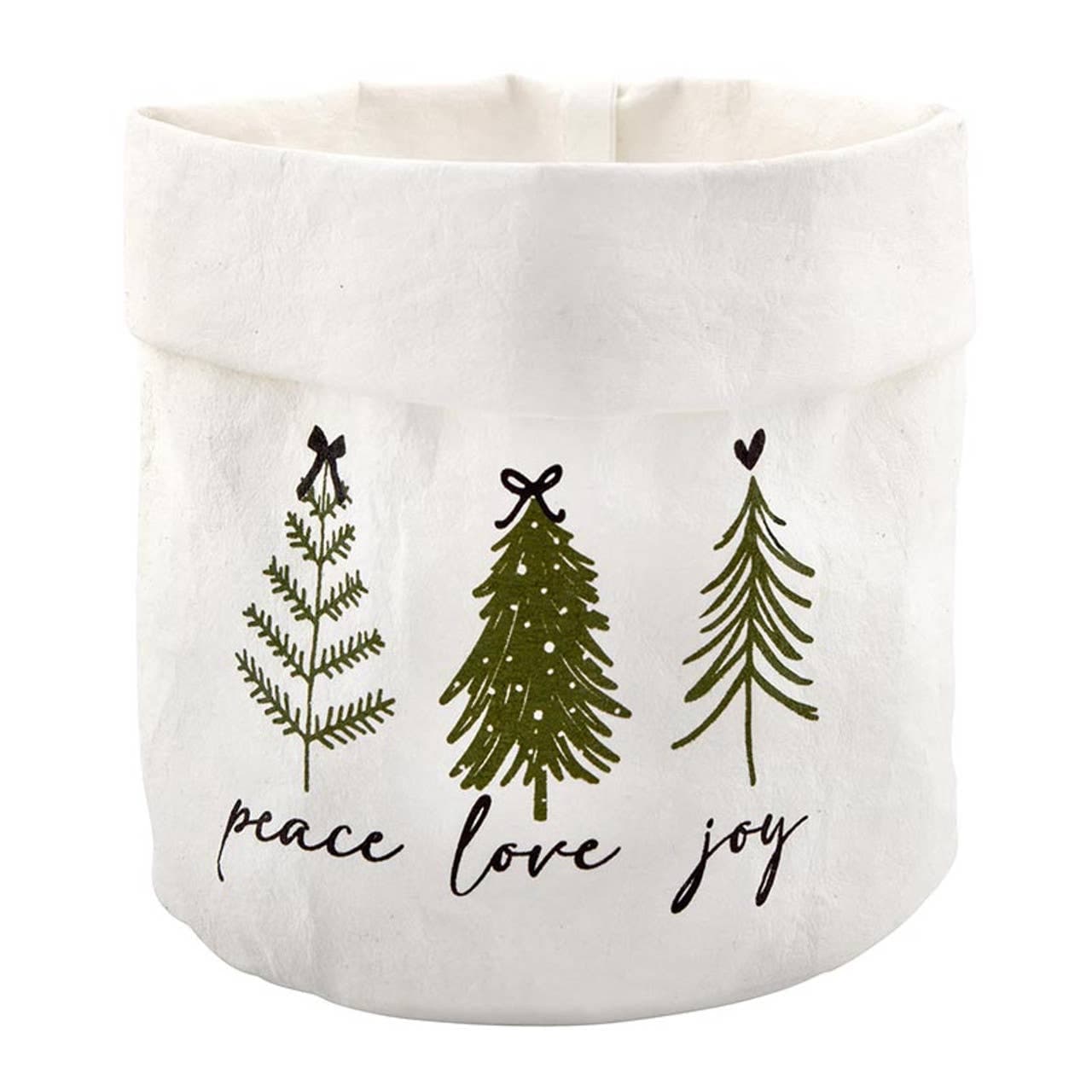 Washable Paper Pouches - Small - Trees 4"